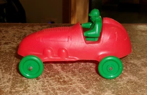 vintage 4.5" long unbranded plastic midget race car in nice shape used - Picture 1 of 6