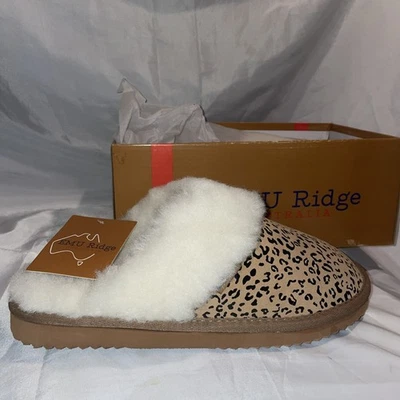 Zapatillas EMU Australia Ridge Harper Gamuza Lana Merino Forradas Mules Animal Nuevas  Foto 1 de 4