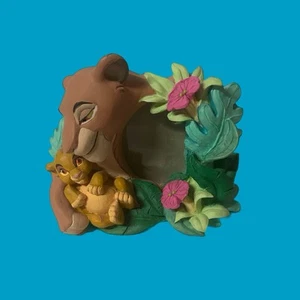 DISNEY THE LION KING PICTURE PHOTO FRAME BABY SIMBA 3D RESIN RETIRED VINTAGE --- - Picture 1 of 3
