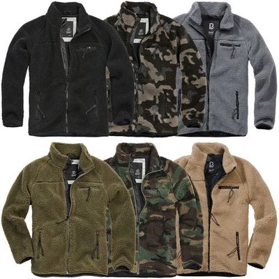 Brandit Teddyfleece Jacke S-5XL Outdoor Faserpelzjacke Jagd Fleece Plüschjacke