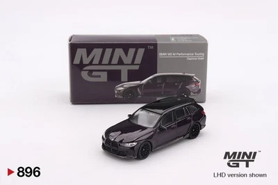 Mini GT MGT00896LHD BMW M3 M Performance Touring Daytona Violet Die Cast 1/64 - Immagine 1 di 3