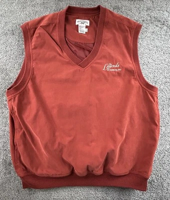 Monterey Club Golf Vest Mens XL Parris Island Legends Clay Dry Luxe Performance — 第 1/4 张图片