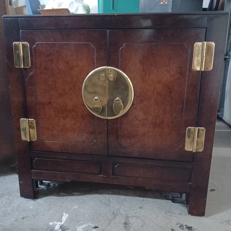 Mandarin Collection End Table/Cabinet by White Furniture - Image 1 of 4