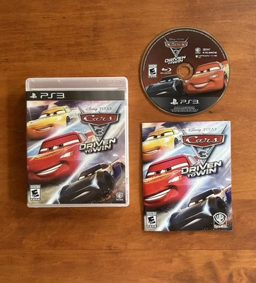 Cars 3: Driven to Win (PlayStation 3 Ps3) MINT CIB Complete & Tested -Ships Fast - Image 1 of 4