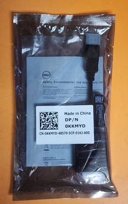 Dell DisplayPort to DVI Adapter - NEW/SEALED - 0KKMYD - Image 1 of 2