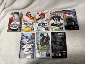 NINTENDO GAMECUBE KONVOLUT 8 AUTHENTISCHE HANDBÜCHER NUR TITEL ABGEBILDET - Bild 1 von 9