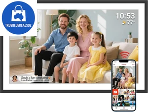 Frameo Wifi Digital Picture Frame 1920X1080 HD Touchscreen Digital Photo Frame - Picture 1 of 14