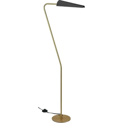 Dainolite Lighting CSE-531F-AGB-MB Cassie Floor Lamp Aged Brass - Image 1 of 4