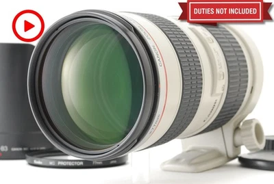 [Quase em perfeito estado+++] Lente de zoom telefoto Canon EF 70-200mm f/2.8 L USM do Japão #241 - Imagem 1 de 4