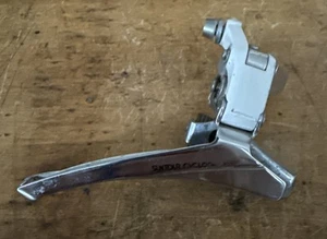 Vintage Suntour Cyclone 7000 Front Road Bike Derailleur 28.6mm Double White - Picture 1 of 6