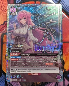 Dorothy 043 SR ** signierte GODDESS OF VICTORY NIKKE Union Arena englische Karte - Bild 1 von 2