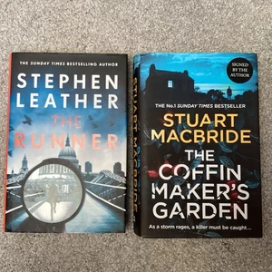 Book Bundle: The Coffinmaker’s Garden (Stuart MacBride) Runner (Stephen leather) - Picture 1 of 2