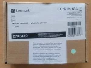 Serveur d'impression sans fil Lexmark MarkNet N8372 802.11 a/b/g/n/ac 27X6410 NEUF SCELLÉ - Photo 1/3