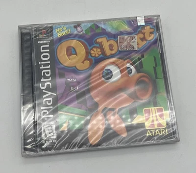 Q-Bert - Sony PlayStation 1 PSX PS1 Video Game - Sealed Brand New Q*Bert - Image 1 of 3