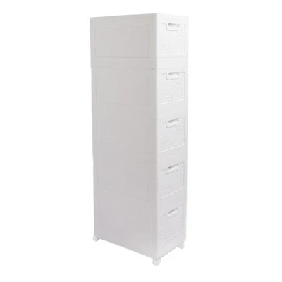 (5 Tier) Double Door Stackable Storage Bins Collapsible Storage - Image 1 of 4