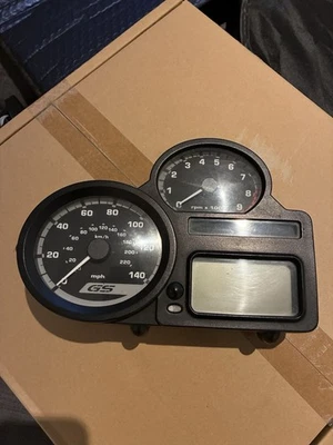 Dash Gauge Tach Speedometer 2007 BMW R1200GS 3149 x - Image 1 of 4
