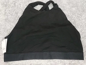 Auden Women's Unlined, Crossback Brallette, Black, Size XXL - Picture 1 of 4