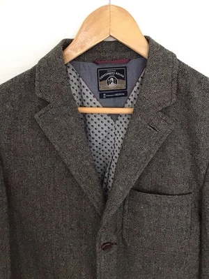 White Stuff Gentlemen's Relish Wool Blend Button Up Blazer Jacket Biscuit M Mens - Image 1 of 4