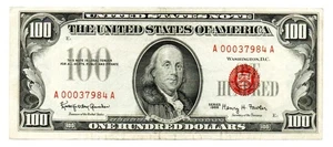 Fr. 1550 $100 1966 Legal Tender Note. - Picture 1 of 2