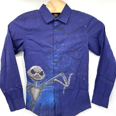 Pesadilla antes de Navidad Disney Store Hombre Pequeño Púrpura Jack Skellington Foto 1 de 4