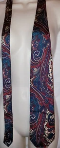 Cravatta uomo seta design paisley marca Wembley usata - Foto 1 di 5