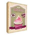 Drewniany znak Drewniany obraz 20x30 cm Jedzenie Cupcake natural Delicious home