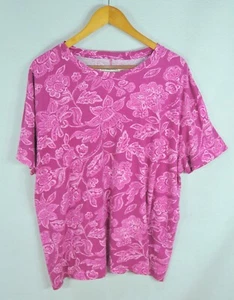 Free People We The Free Nina T-Shirt M Blumen Magenta Rosa Kombi Bluse Top Neu ohne Etikett - Bild 1 von 11