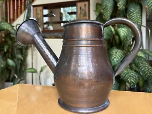 Annaffiatoio da giardino in rame vintage decorazione splendida patina - Foto 1 di 9