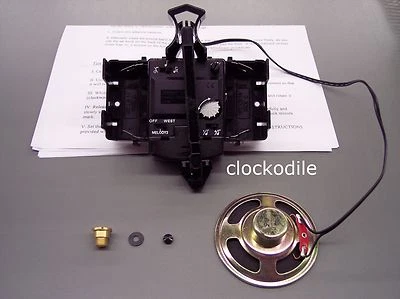 HOWARD MILLER 2215 OR LIKE HERMLE 2215 Kieninger Howard Miller 2 Chime Quartz Clock Movement Heavy Duty Coil 1/2" shaft