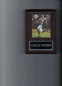 CHARLES WOODSON PLAQUE OAKLAND RAIDERS NFL FOOTBALL - Picture 1 of 1
