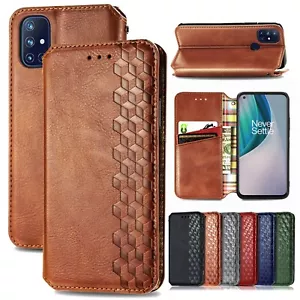 For OnePlus Nord N300 5G Folio Leather Wallet Card Stand Magnetic Case Cover - Picture 1 of 78