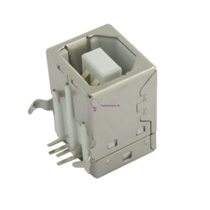 10Pcs USB 2.0 Female Type-B Connector Replace Solder Port NEW - Imagen 1 de 4