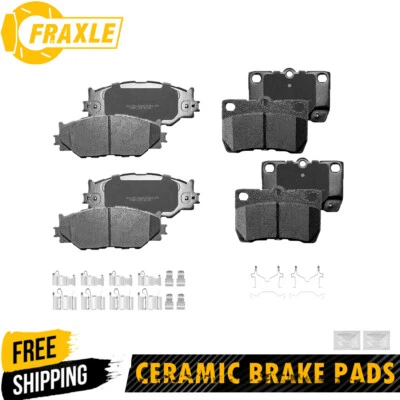 Pastillas de freno delanteras y traseras de cerámica para 2006 2007 2008 2009 2010-2013 Lexus IS250 Foto 1 de 4