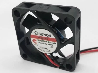 NEW SUNON ME40101VX-000C-A99 4010 12V 1.60W 4CM Magnetic levitation fan - Image 1 of 3