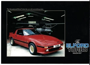 Mazda RX-7 Elford Turbo 1981-82 UK Market Single Sheet Sales Brochure - Picture 1 of 1