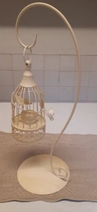 Candle Holder Metal Candlestick Tealight Hanging Lantern Bird Cage Home Decor - Picture 1 of 8