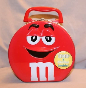 2002 M&M's Brand Collectible Red Character Lunch Box No Candy - Picture 1 of 3