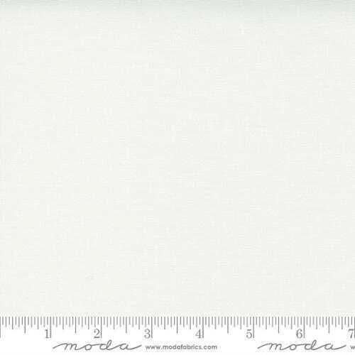 Moda BELLA SOLIDS Off White 9900 200 Cotton Quilt Fabric By The Yard - Image 1 of 1