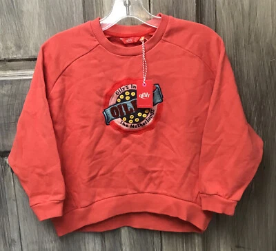 Nuevo con etiquetas Suéter Oilily Girls Hogo Suéter Sólido con Logo de la Vieja Escuela Talla 128 (8 años) Foto 1 de 4