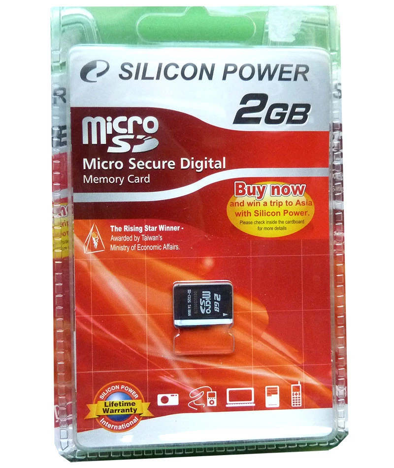 Tarjeta de Memoria MICRO SD 2 GIGABYTES Silicon Power - Immagine 1 di 1