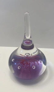 Vintage Amethyst Purple Paperweight Art Glass Unique - Picture 1 of 8