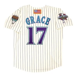 Mark Grace 2001 Arizona Diamondbacks Alt Home Ivory World Series Men's Jersey - Picture 1 of 5