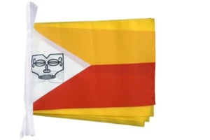 Fahnenkette Flaggenkette Girlande Frankreich Französisch Polynesien Marquesas Fa - Picture 1 of 1