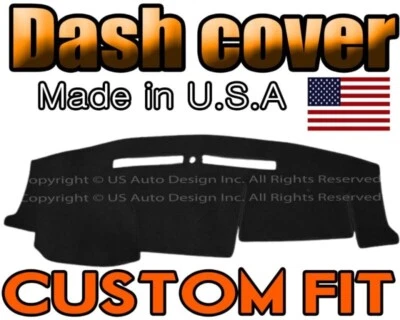 Fits 2008-2010 DODGE  AVENGER  DASH COVER MAT  DASHBOARD PAD  /BLACK - Image 1 of 4