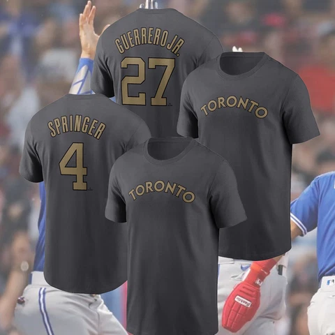 NEW! Vladimir Guerrero Springer Jr. Toronto Blue Jays 2022 Baseball Team T-Shirt Cover
