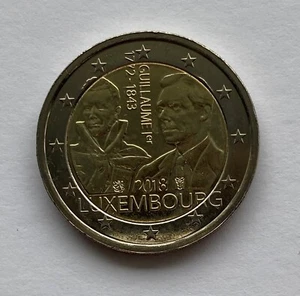 LUXEMBOURG - 2 € euro commemorative coin 2018 - Grand Duke William I UNC - Picture 1 of 2