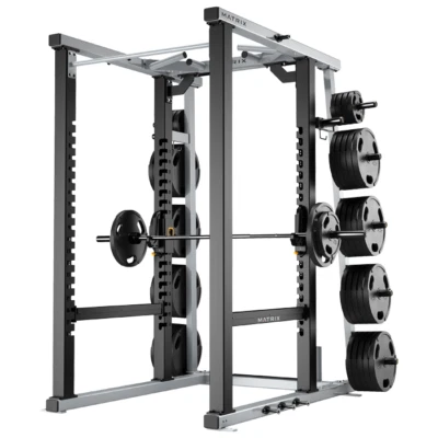Matrix Magnum Series MG-MR47 Mega Power Rack & Magnum Flat-To-Incline Bench - Image 1 of 4