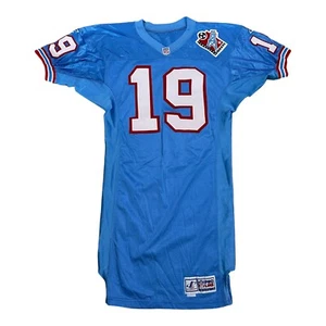 Tennessee Oilers NFL Game Day Jersey ProLine Size 42 Blue #19 RARE 90’s Vintage - Picture 1 of 14