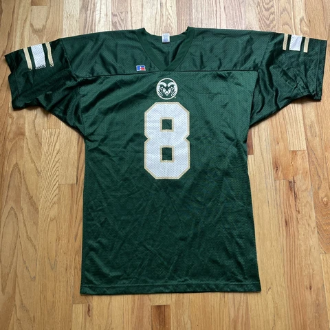 Men's Vintage 90s Russell Athletic Colorado State CSU Rams Football Jersey Sz XL Cover