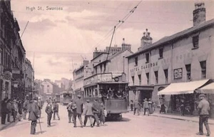 Wales - SWANSEA - High Street - Tram 1 - Hotel Cameron - Picture 1 of 2